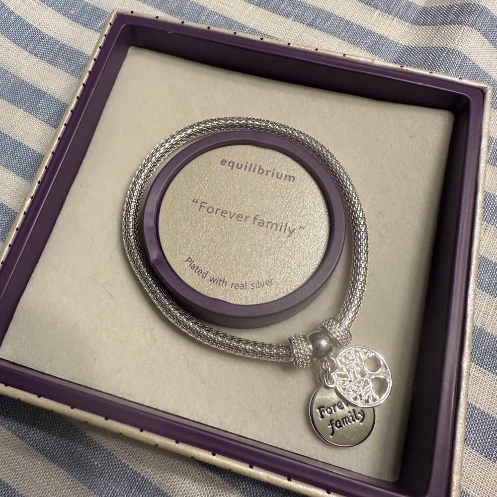 Silver Plated 'Family Tree' Bracelet